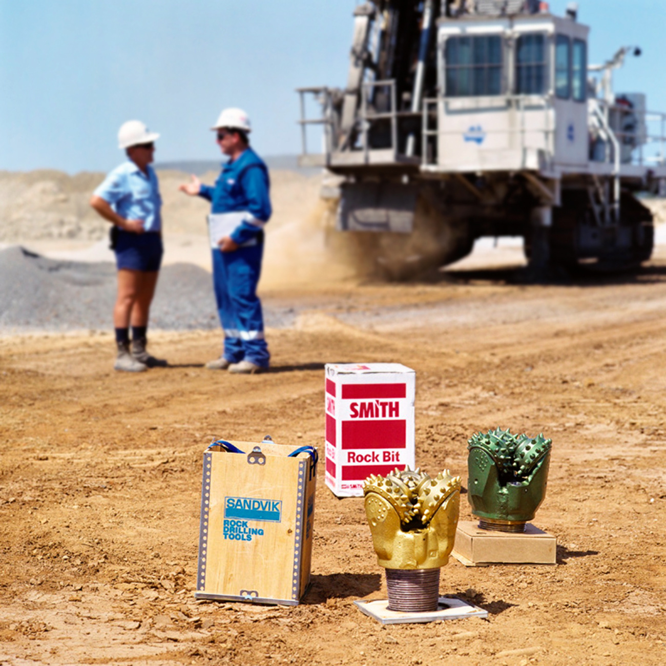 Bergborrning Queenslanfd Australien Sandvik Fotograf Peter Steen