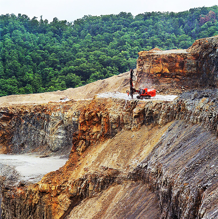 Bergborrning New Hampshire USA Sandvik Tamrock Fotograf Peter Steen