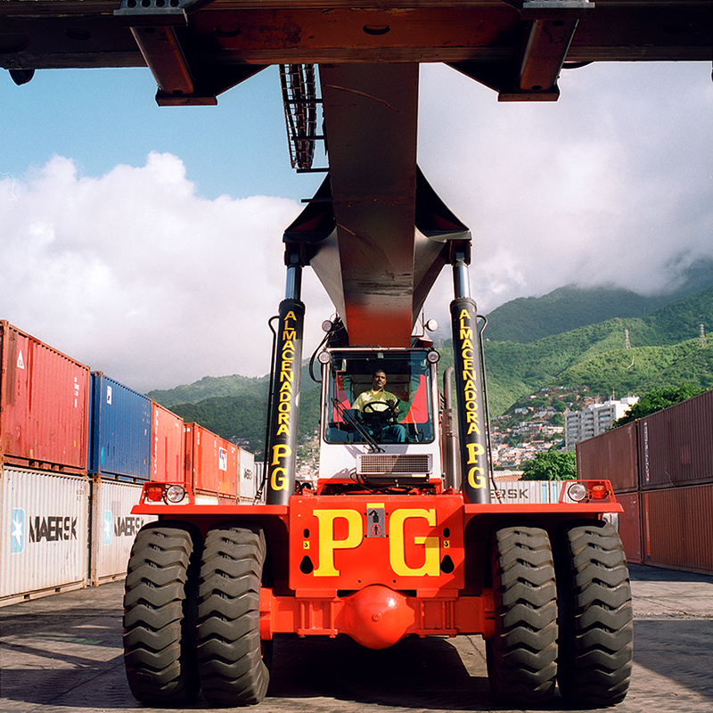Containerhantering Caracas Venezuela Kalmar Industries Fotograf Peter Steen