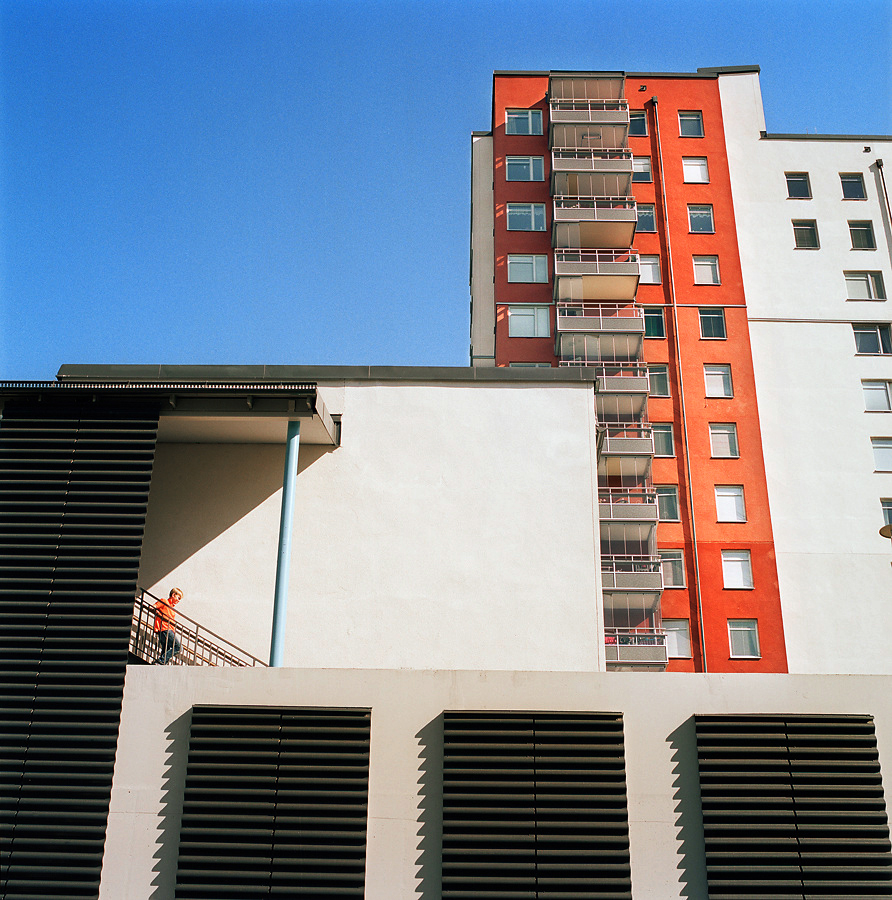 Arkitektur bostäder Ekudden Nacka Fotograf Peter Steen