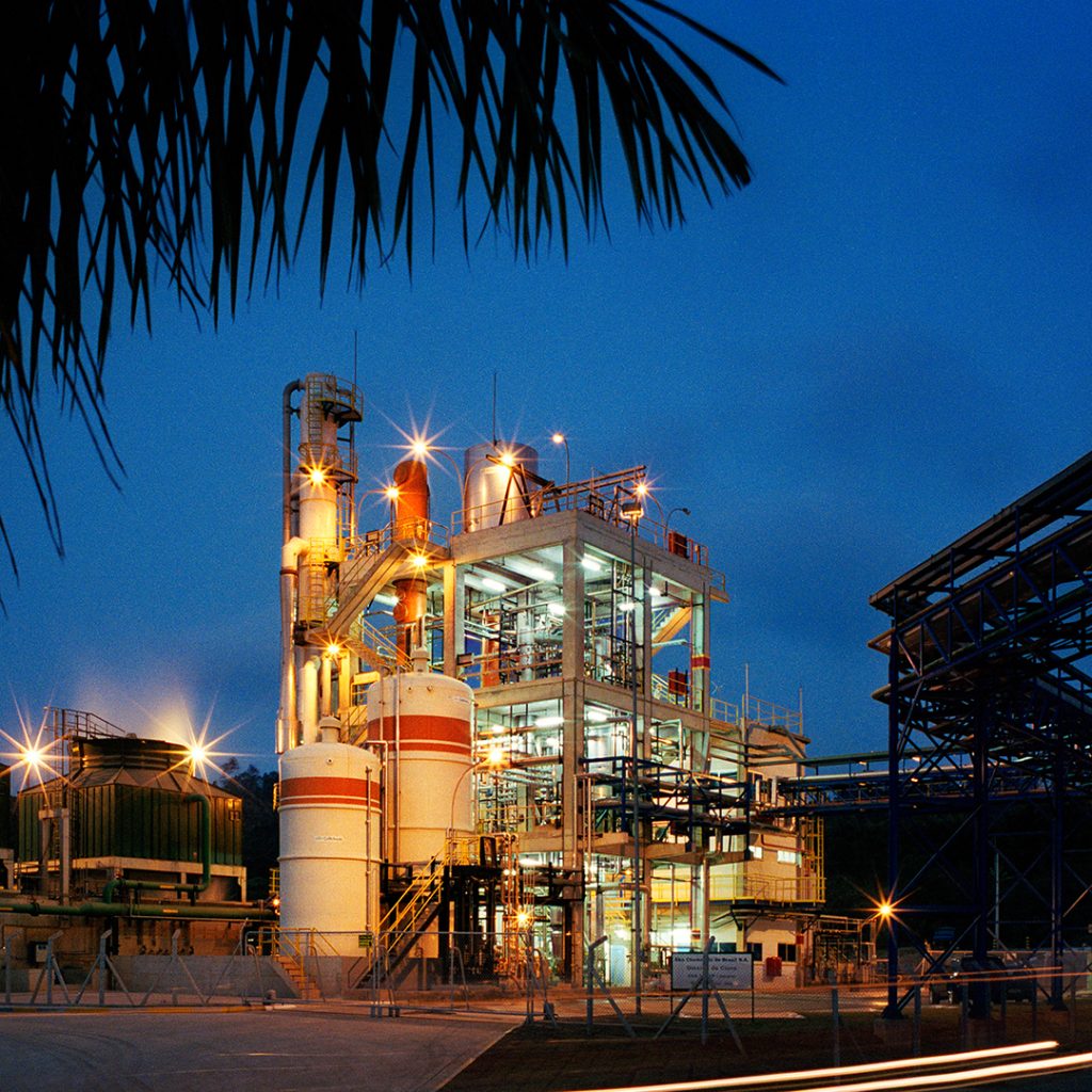 Chemical plant Jaqarei Brasilien, Eka Chemicals Fotograf Peter Steen