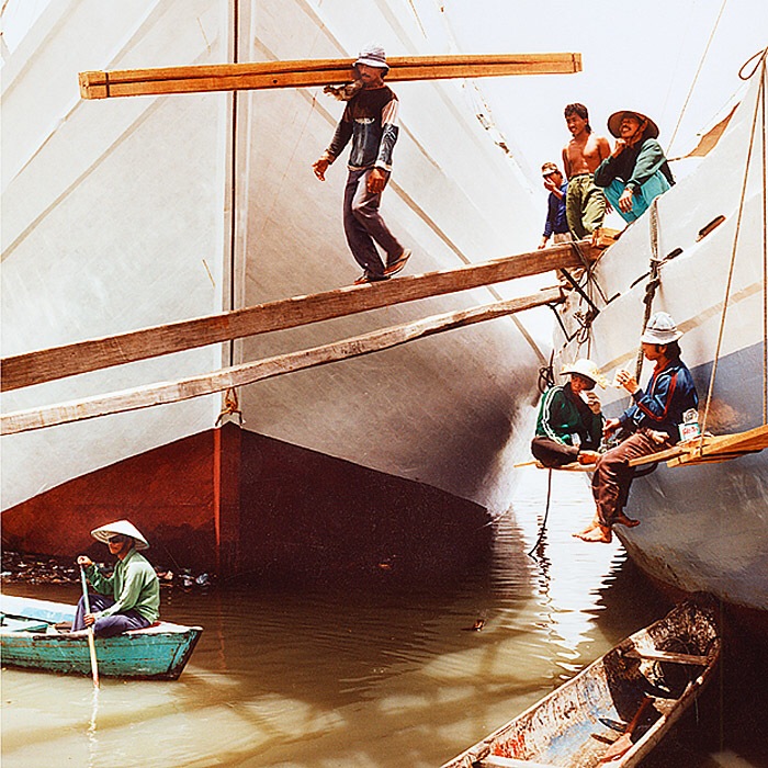 Hamnen Jakarta Indonesien Foto Peter Steen