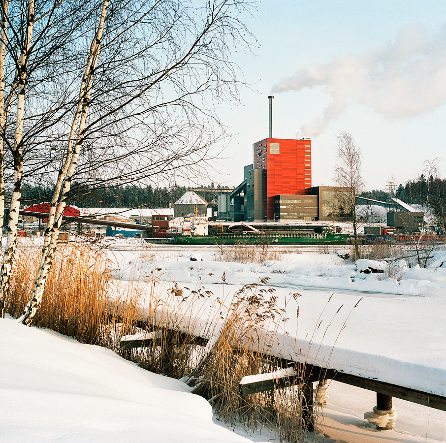 Kraftvärmeverk Igelsta Södertälje Fotograf Peter Steen