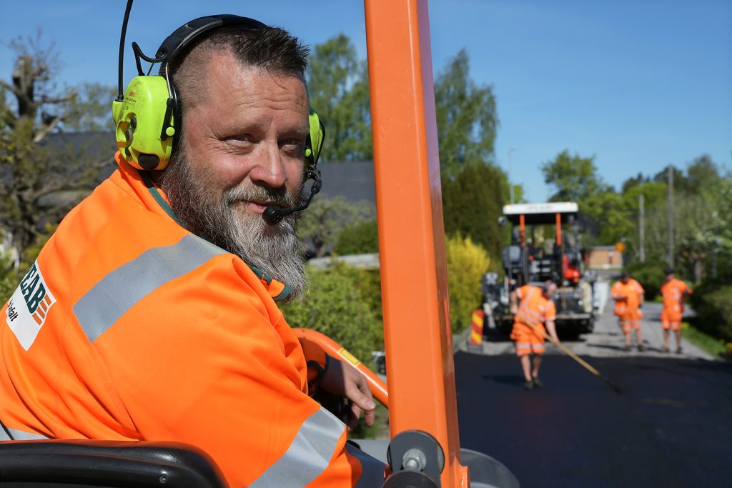 Asfalt Järfälla, Peab Fotograf Peter Steen