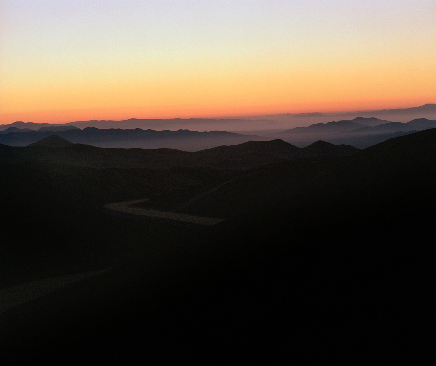 Desert sunset Atacama Chile Fotograf Peter Steen