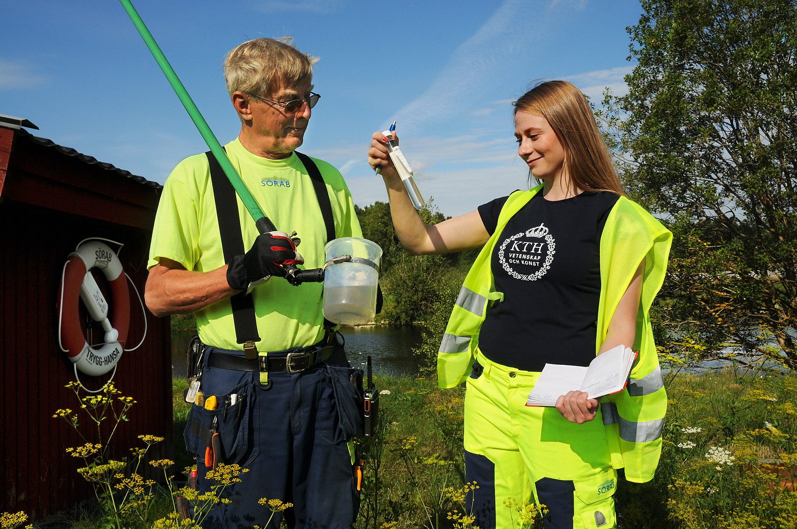 vattenanalys Löt Vallentuna, Sörab Fotograf Peter Steen